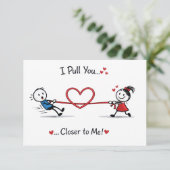 Carte Stickman Tug of Love (Debout devant)