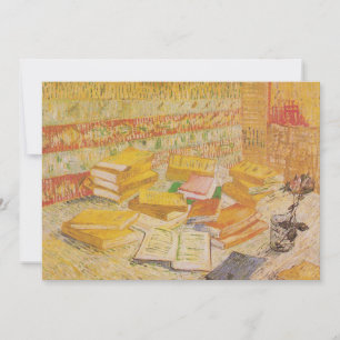 Carte Still Life avec les romans français   Vincent van 