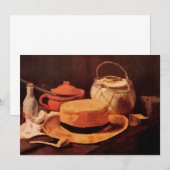 Carte Still Life Casquette de paille jaune par Vincent v (Devant / Derrière)