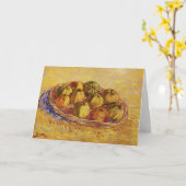 Carte Still Life, Panier de pommes de Vincent van Gogh (Fleur jaune)