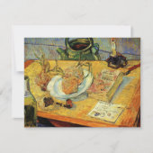 Carte Still Life with Drawing Board de Vincent van Gogh (Devant)