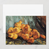Carte Still Life with Quince Pears de Vincent van Gogh (Devant / Derrière)