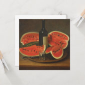 Carte Still Life with Watermelons (par Constantin Stahi) (Devant/Arrière en situation)