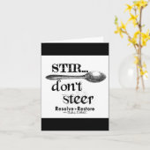 Carte Stir Dont Steer  (Fleur jaune)