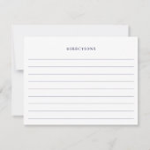 Carte Stock bleu La Fête des mariées de cuisine Recette  (Dos)