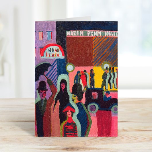 Carte Stockage dans la pluie | Ernst Ludwig Kirchner