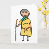 Carte stoïque (Fleur jaune)