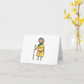 Carte stoïque (Fleur jaune)