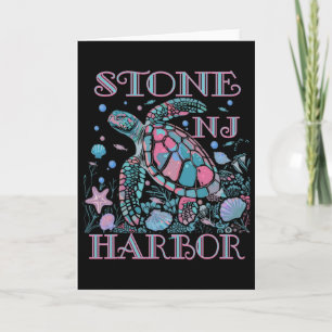 Carte Stone Harbor Nj Amoureux des Tortues Souvenir de P