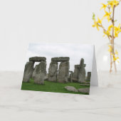 Carte Stonehenge (Fleur jaune)