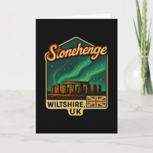 Carte Stonehenge Wiltshire Royaume-Uni Aurore Boréale So