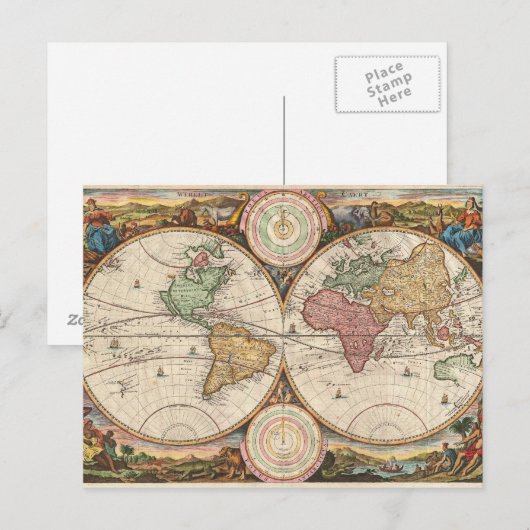 Carte Stoopendaal 1730 (Devant / Derrière)