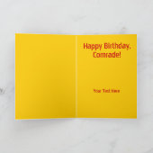 Carte Stop Communist Parties Chairman Mao Card (Intérieur)