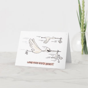 Carte Stork (Greeting Card)