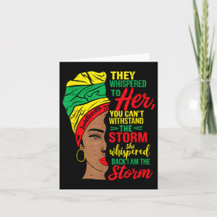Carte Storm Black Women 1865 Freedom African