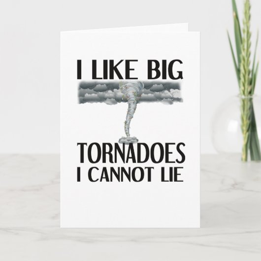 Carte Storm Chaser Cadeau Hurricane Tornade Chasing (Devant)