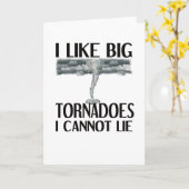 Carte Storm Chaser Cadeau Hurricane Tornade Chasing (Fleur jaune)