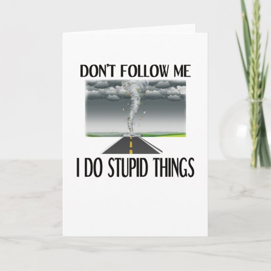 Carte Storm Chaser Cadeau Hurricane Tornade Chasing (Devant)