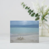 Carte Stormy Sandcastle Beach Landscape (Debout devant)