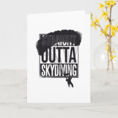Carte Straight Outlet Skydiving (Fleur jaune)