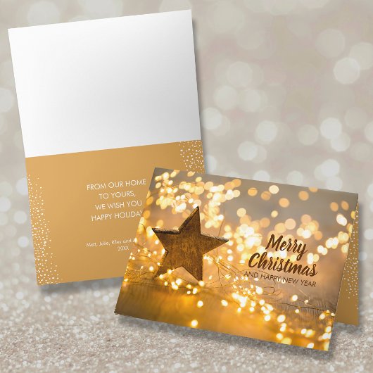 Carte Strand of Christmas Lights