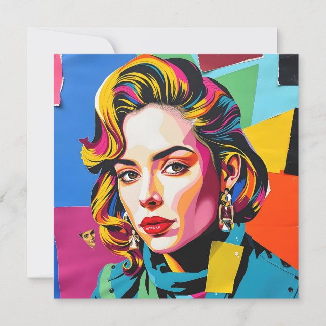 Carte "Strasha" - Gloss Pop Collage Dream (Devant)