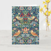 Carte Strawberry Thief, William Morris (Fleur jaune)