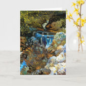 CARTE STREAM WATERFALL (Fleur jaune)