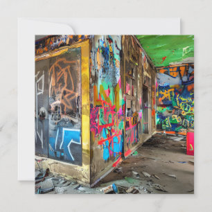 Carte Street Art Abandon du bâtiment
