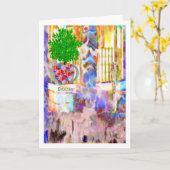 Carte Street Art Le design créatif de LeeMarie (Fleur jaune)