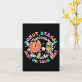 Carte Stress Faites simplement votre meilleur jour de te (Fleur jaune)