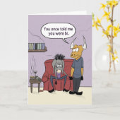 Carte Stressé et déprimé (Fleur jaune)