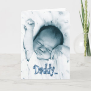 Carte Stretching Baby Boy - Fête des pères du Fils