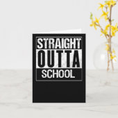 Carte Stright Outta School 1 (Fleur jaune)
