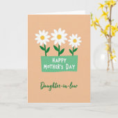Carte Striped Gentle Affection Banner Card (Fleur jaune)
