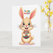 Carte Striped Oval Celebration Card (Fleur jaune)