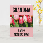 Carte Striped Spring Blooms Loving Card (Fleur jaune)