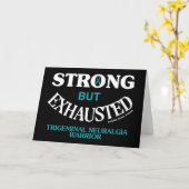 CARTE STRONG BUT EXHAUSTED...TN (Fleur jaune)