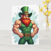 Carte Strong Leprechaun Awesome Card (Fleur jaune)