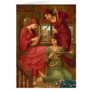 Carte Strudwick Golden days CC1050 Pre-Raphaelite