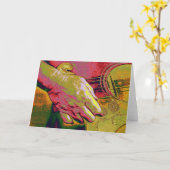 Carte Strummin' (Fleur jaune)