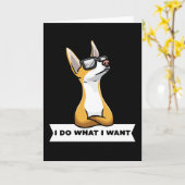 Carte Stubborn Podenco (Fleur jaune)