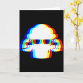 Carte Stud Muffin Funny Muffin Vaporwave Edm Cyber Glitc (Fleur jaune)