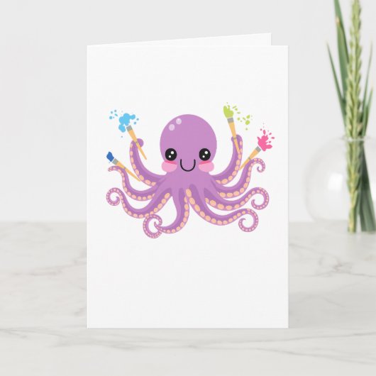 Carte Studio Creative Pieuvre (Devant)