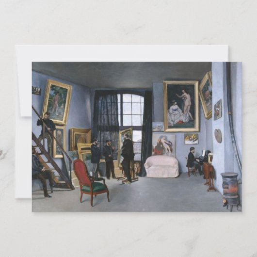 Carte Studio en Rue de la Condamine | Fré dé ric Bazil (Devant)