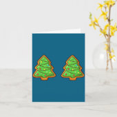 Carte Stuff My Face With Christmas Cookies Inappropriate (Fleur jaune)