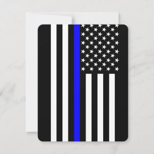 Carte Style américain de Ligne Bleue Fin