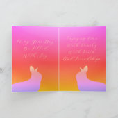 Carte Style Arc-en-ciel coloré (Intérieur)