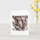 Carte Style Carnivale De Hacheur Mad (Fleur jaune)