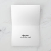 Carte Style Chalkboard Joyeux Noël de Noël de Noël de No (Intérieur)